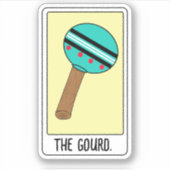 The Gourd-Tarot Card- Vinyl Sticker シール (正面)