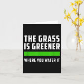 The Gr Is Greener Where You Water It, Motivational カード (黄色い花)