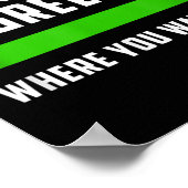 The Gr Is Greener Where You Water It, Motivational ポスター (角)