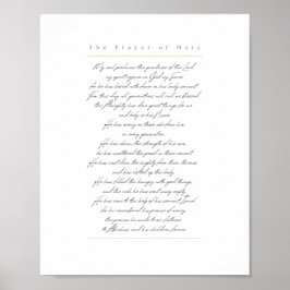 The Gracatプリント – ホワイト、英語 ポスター