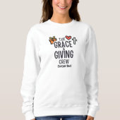 The Grace & Giving Crew Faith Holiday スウェットシャツ (正面)