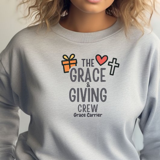 The Grace & Giving Crew Faith Holiday スウェットシャツ