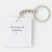 The Grace of Restraint Keychain  キーホルダー (裏面)