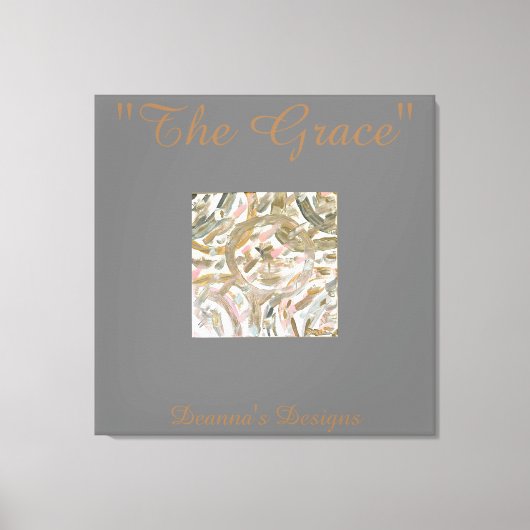 "The Grace" Streted Canvas Print-カスタム キャンバスプリント (正面)