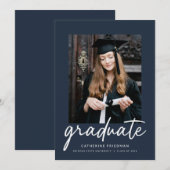 The Graduate Announcement 招待状 (正面/裏面)