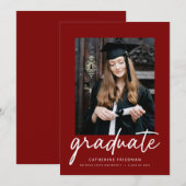 The Graduate Announcement 招待状 (正面/裏面)