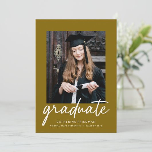 The Graduate Announcement 招待状 (スタンド正面)