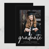 The Graduate Announcement 招待状 (正面/裏面)