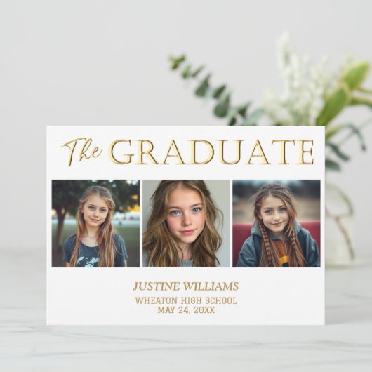 The Graduate in Gold 案内状 (スタンド正面)