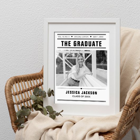 The Graduate Newspaper Template Mulit-Photo ポスター