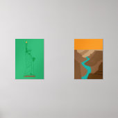 The Grand Canyon and Statue of Liberty (正面)