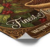 The Grand Cru Java Bliss Coffee Poster ポスター (角)