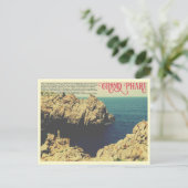 The Grand Phare beach shore line Jijel, Algeria ポストカード (スタンド正面)