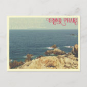 The Grand Phare beach shore line Jijel, Algeria ポストカード (正面)