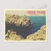 The Grand Phare beach shore line Jijel, Algeria ポストカード (正面)