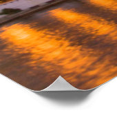 The Grand River 2の夕暮れのスカイライン ポスター (角)