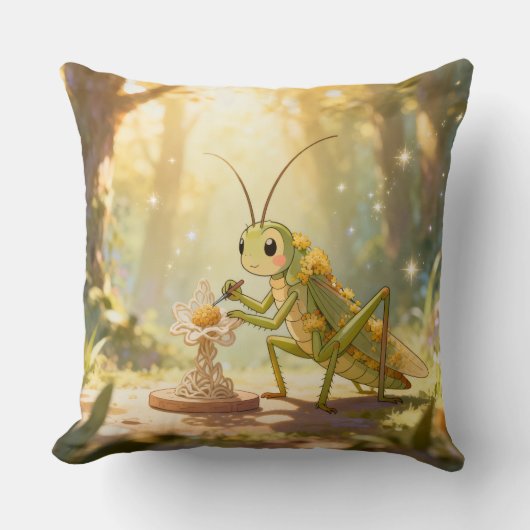 The Grasshopper and the Nectar Artwork.1 クッション (正面)