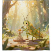 The Grasshopper and the Nectar Artwork.1 シャワーカーテン (正面)