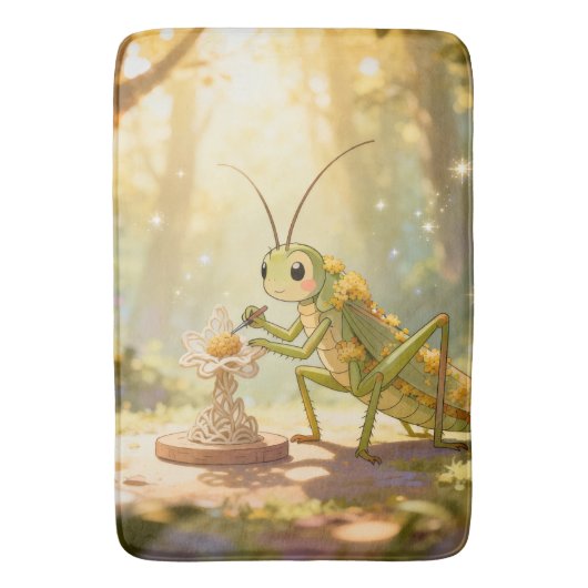 The Grasshopper and the Nectar Artwork.1 バスマット (正面縦)