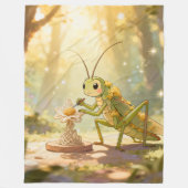The Grasshopper and the Nectar Artwork.1 フリースブランケット (正面)