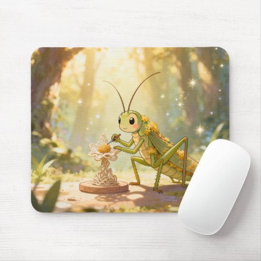 The Grasshopper and the Nectar Artwork.1 マウスパッド (マウス)