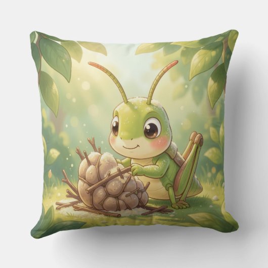The Grasshopper and the Nectar Artwork.5 クッション (裏面)