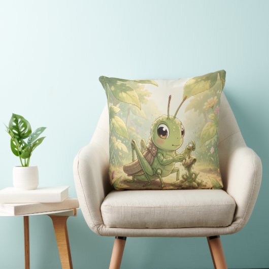 The Grasshopper and the Nectar Artwork.8 クッション (椅子)