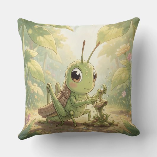 The Grasshopper and the Nectar Artwork.8 クッション (裏面)