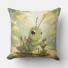 The Grasshopper and the Nectar Artwork.8 クッション