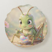 The Grasshopper and the Nectar Artwork.8 ラウンドクッション (裏面)