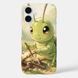The Grasshopper and the Nectar Artwork iPhone 16ケース