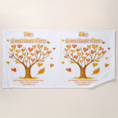 "The Gratitude Tree" ビーチタオル (正面)