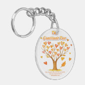 'The Gratitude Tree' Acrylic Keychain キーホルダー (正面左)