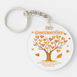 'The Gratitude Tree' Acrylic Keychain キーホルダー