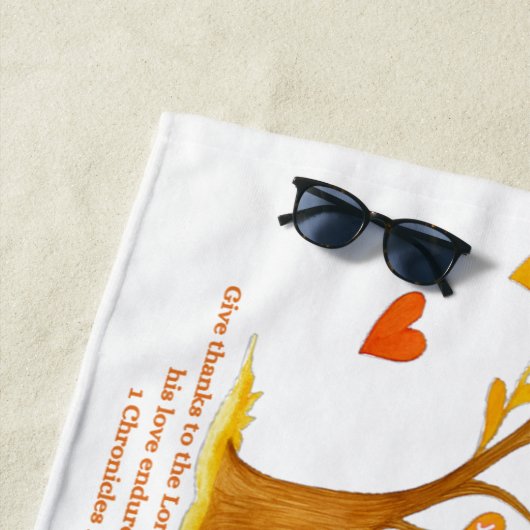 'The Gratitude Tree' Beach Towel ビーチタオル (インサイチュ)