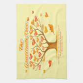  'The Gratitude Tree' Kitchen Towels キッチンタオル (縦)