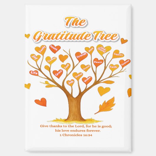 'The Gratitude Tree' Magnet マグネット (正面)