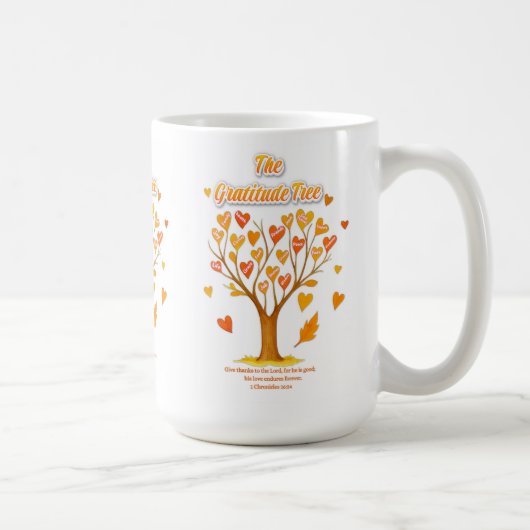 'The Gratitude Tree' Mug コーヒーマグカップ (右)