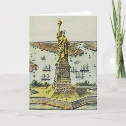 The Great Bartholdi Statue, Statue of Liberty カード (正面)