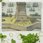 The Great Bartholdi Statue, Statue of Liberty キッチンタオル (折り畳み)