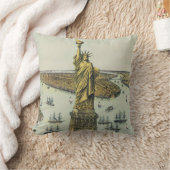 The Great Bartholdi Statue, Statue of Liberty クッション (ブランケット)