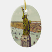 The Great Bartholdi Statue, Statue of Liberty セラミックオーナメント (裏面)
