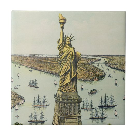 The Great Bartholdi Statue, Statue of Liberty タイル (正面)
