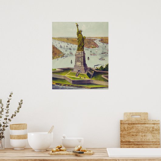 The Great Bartholdi Statue, Statue of Liberty ポスター (キッチン)