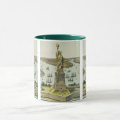 The Great Bartholdi Statue, Statue of Liberty マグカップ (中央)