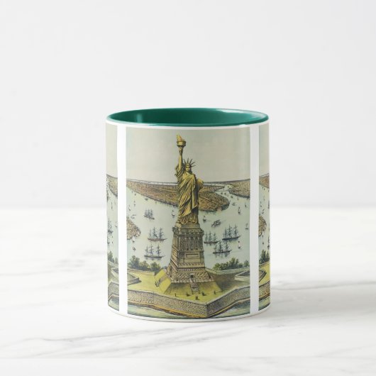 The Great Bartholdi Statue, Statue of Liberty マグカップ (中央)