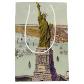 The Great Bartholdi Statue, Statue of Liberty ミディアムペーパーバッグ (正面)