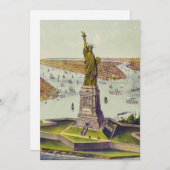 The Great Bartholdi Statue, Statue of Liberty 招待状 (正面/裏面)