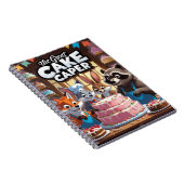 The Great Cake Caper - 楽しい動物パン屋さんの大冒険 ノートブック (右側)