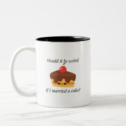 The Great Dessert Debate ツートーンマグカップ (左)